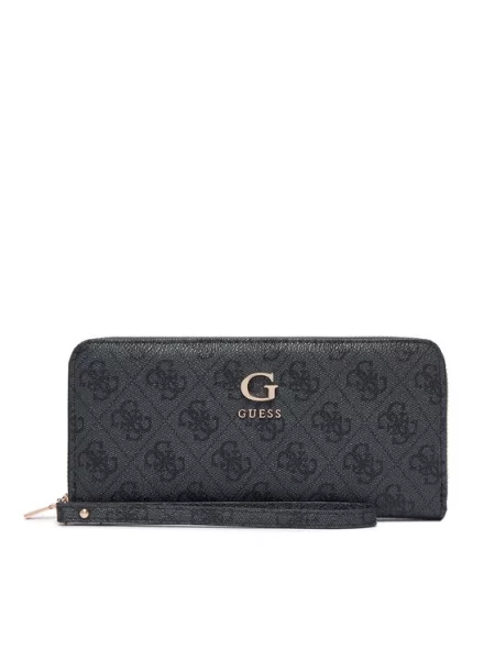 Guess Portofel Coleen Logo Slg negru
