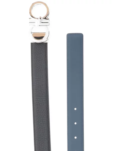 Cu centură reversibil curea Ferragamo negru