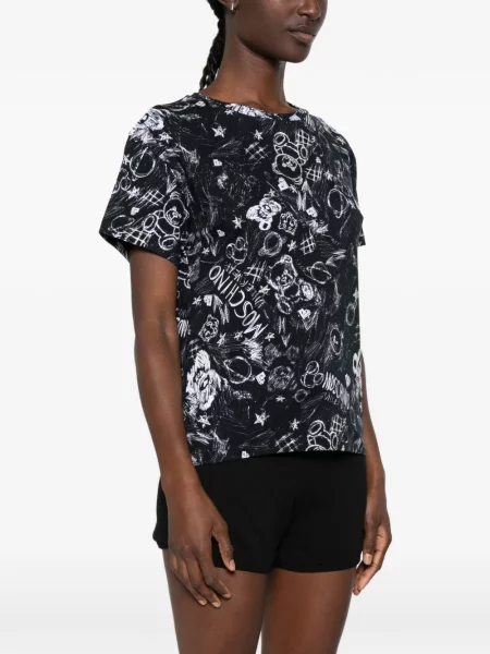 Tricou Moschino cu imagine negru