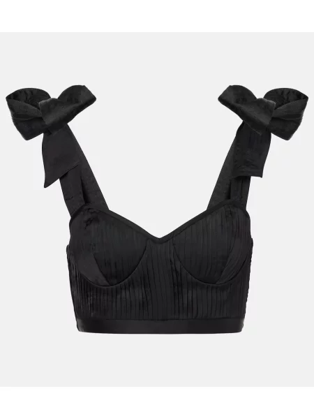 Cropp top Poupette St Barth cu gât halter negru