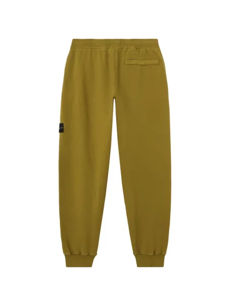 Флийс панталони jogger Stone Island камъни зелено