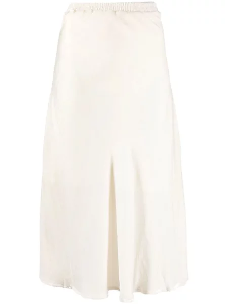 Jedwabna spódnica Gold Hawk z wysoką talią złota