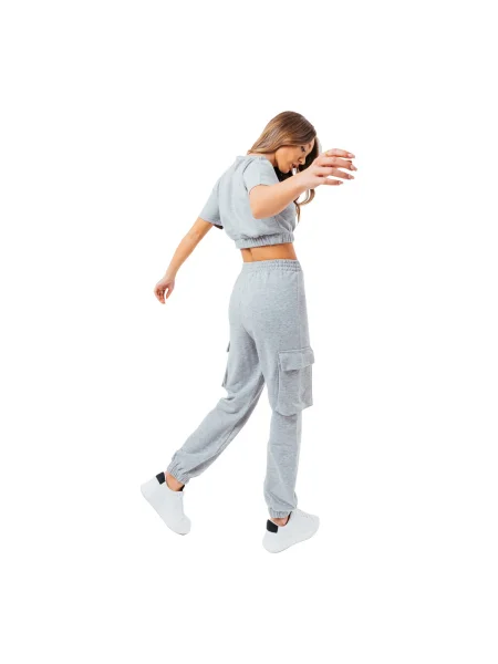 Cropp tricou Justhype Ltd gri