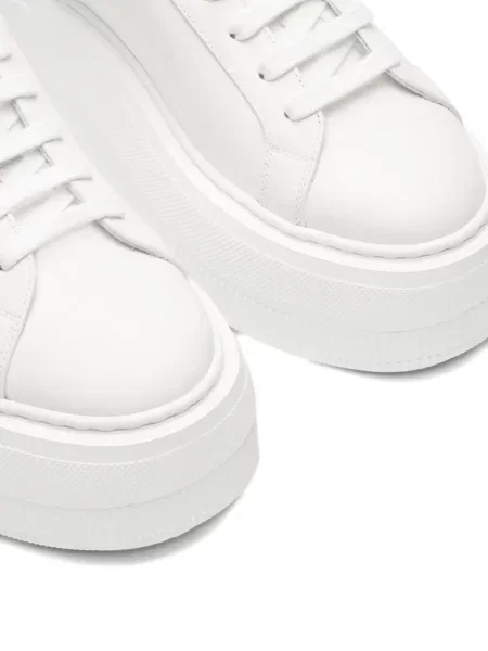 Chiloți Casadei cu platformă slip-on alb