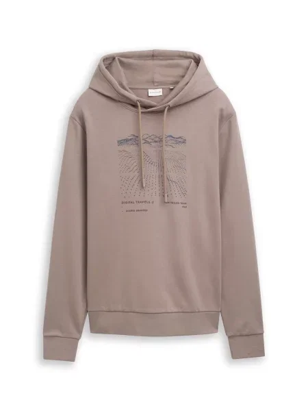 TOM TAILOR Sweater majica svijetlosmeđa