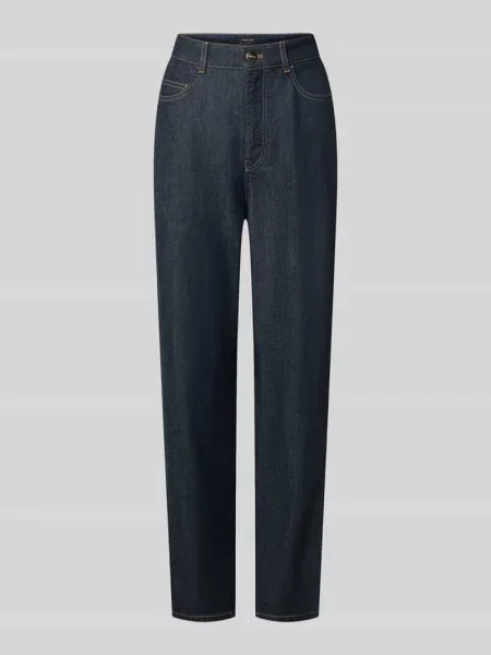Marc Cain Jeansy Typu Barrel Feura blau niebieskie