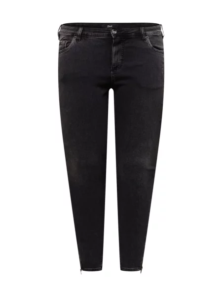 Zizzi Jeans Amy denim gri