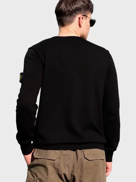 Свитшот Stone Island с камнями черный