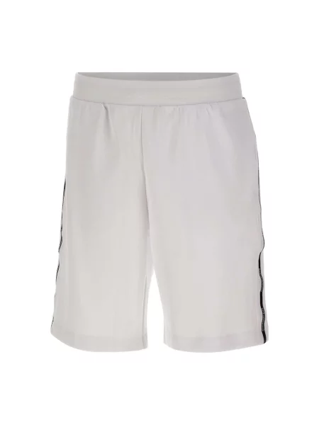 Bermudy Emporio Armani Ea7 z logo białe