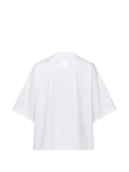 Tricou Doublet cu imagine asimetric alb