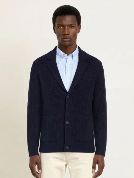 Tommy Hilfiger Pletený Svetr tmavě modrá