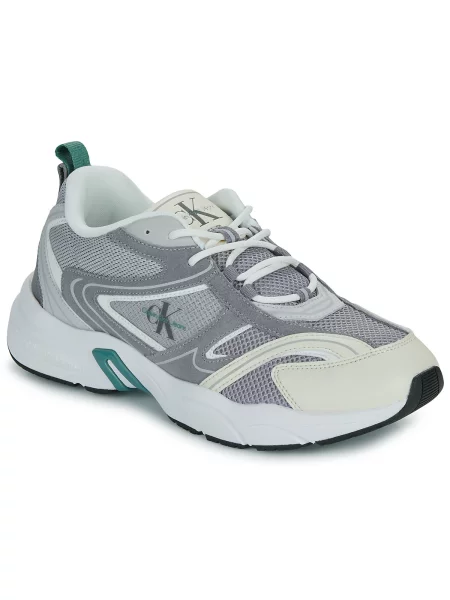Tenis superge Calvin Klein Jeans z mrežo siva