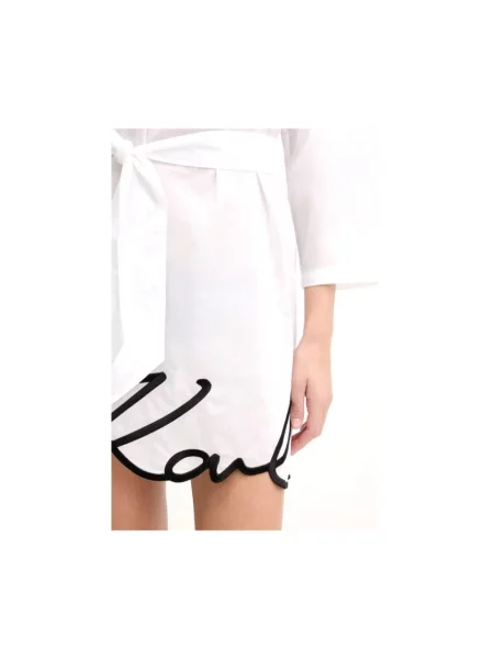 Karl Lagerfeld sukienka mini prosta biały