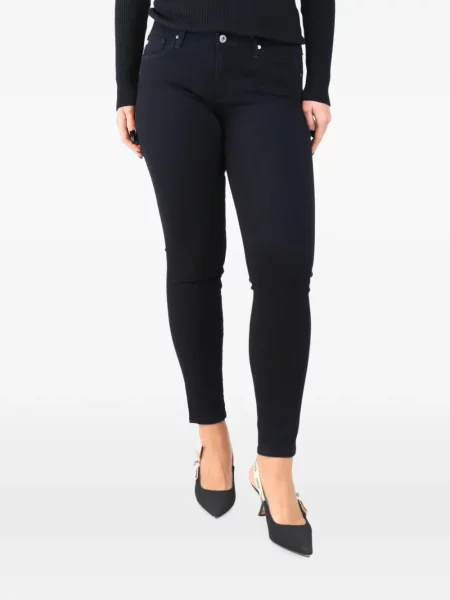 Blugi skinny Adriano Meneghetti skinny fit negru