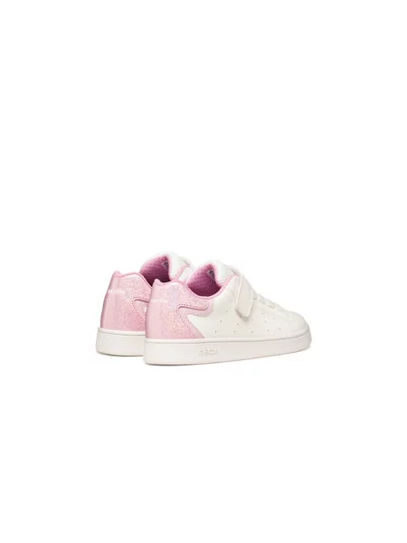 Sneakersy Geox J Eclyper Girl D bílá