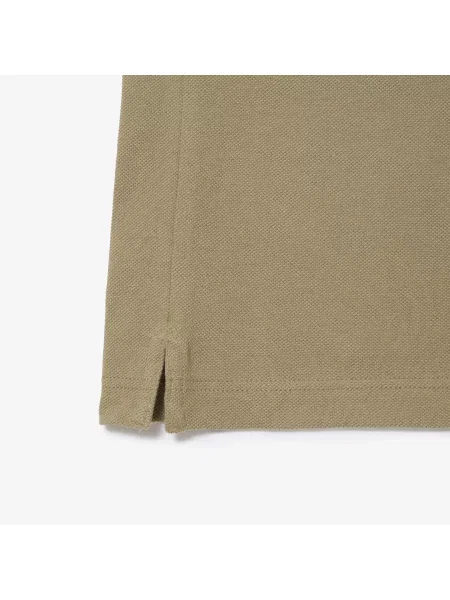 Lacoste Koszulka Polo Slim Fit Petit Piqué beżowa