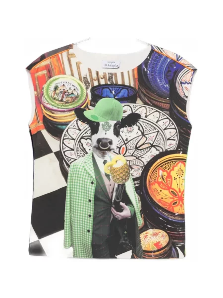 Tricou The Artistylist cu imagine verde
