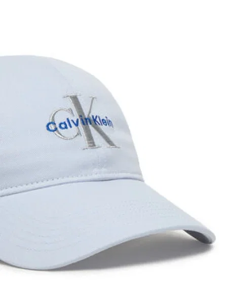 Calvin Klein Baseball sapka Monologo Embroidery Baseball Hat Kék világoskék