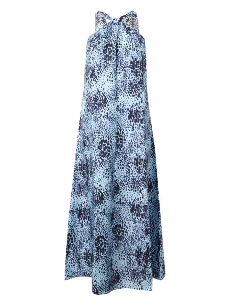 Max&Co. rochie de vară din mătase PALAZZI albastru