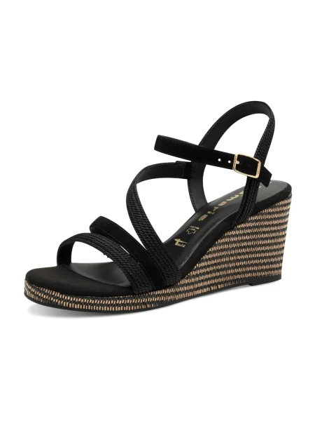 Espadrile Tamaris črna