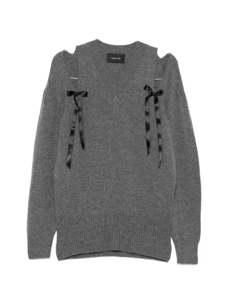Pulover Simone Rocha cu funde gri