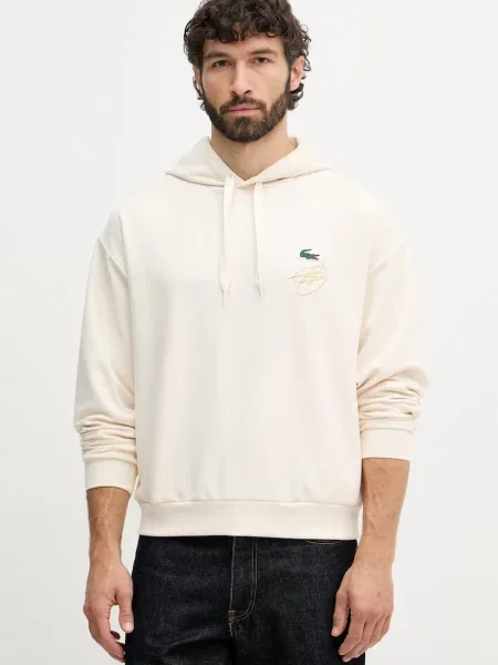 Lacoste hanorac cu glugă pentru bărbați bej