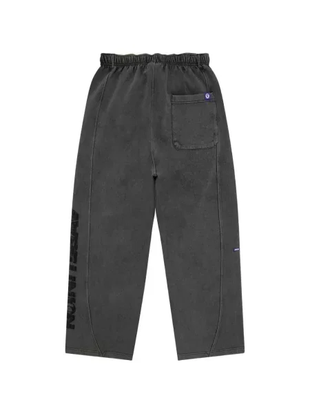 Φαρδύ πόδι παντελόνι Aape By *a Bathing Ape® με απλικέ γκρι