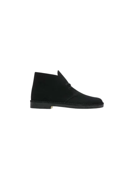 Clarks Originals półbuty zamszowe Desert Boot czarny