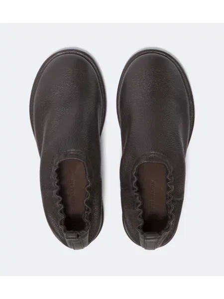 Loafersy Studio Nicholson skórzane wsuwane brązowe