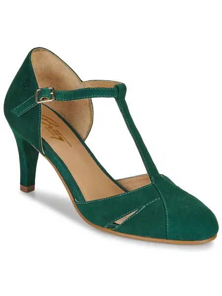 Pantofi Betty London verde