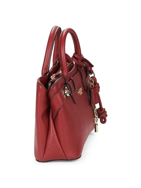 Geantă messenger Guess bordo