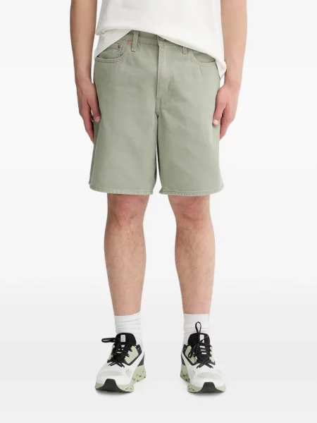 Scurt pantaloni scurți Levi's® cu broderie cu dungi alb