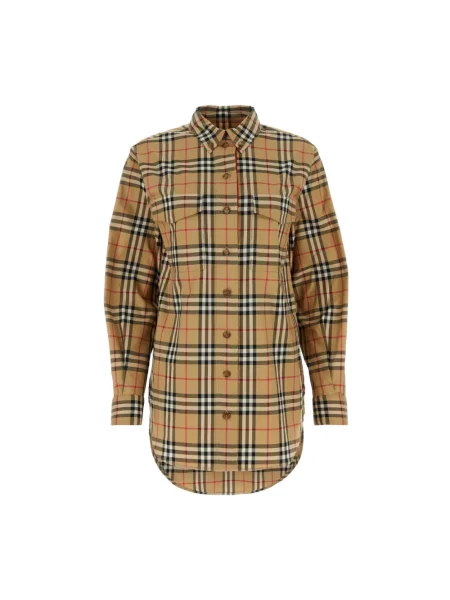 Wielobarwność koszula Burberry w kratkę