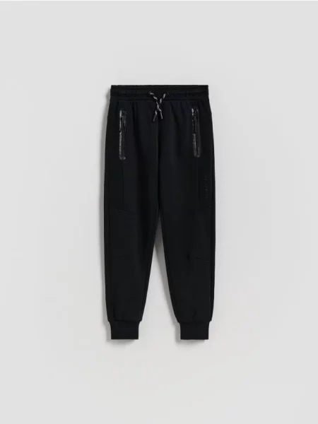 Reserved spodnie jogger czarny
