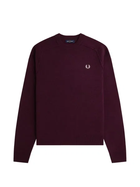 Haftowana bluza Fred Perry fioletowa