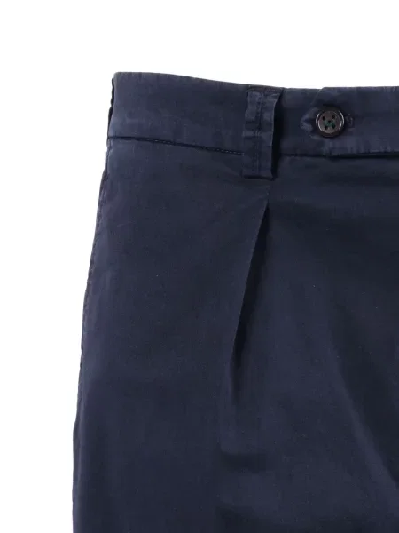 Pantaloni Berwich plisate albastru