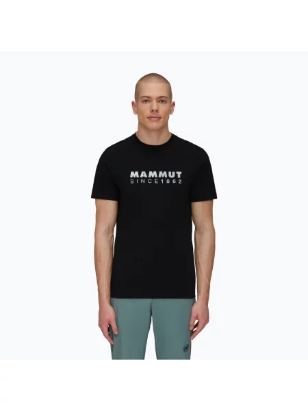 Mammut Trovat Logo férfi póló fekete. Méret: L fekete