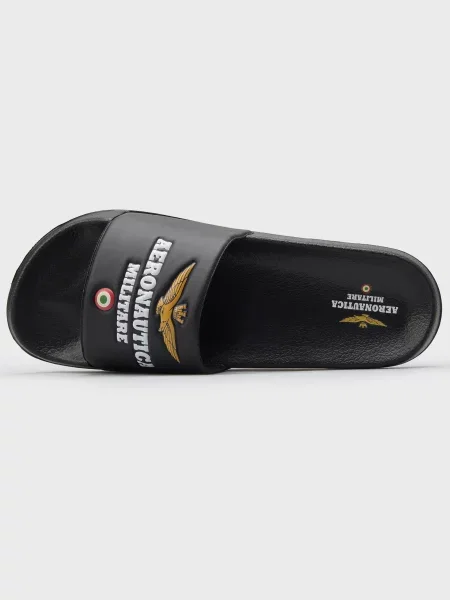 Шлепанцы Aeronautica Militare черные