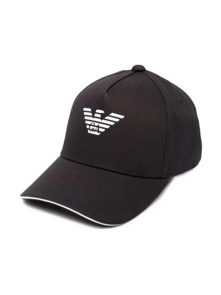 Emporio Armani Akcesoria Mężczyzna ONE SIZE Czapka baseballowa z logo czarny