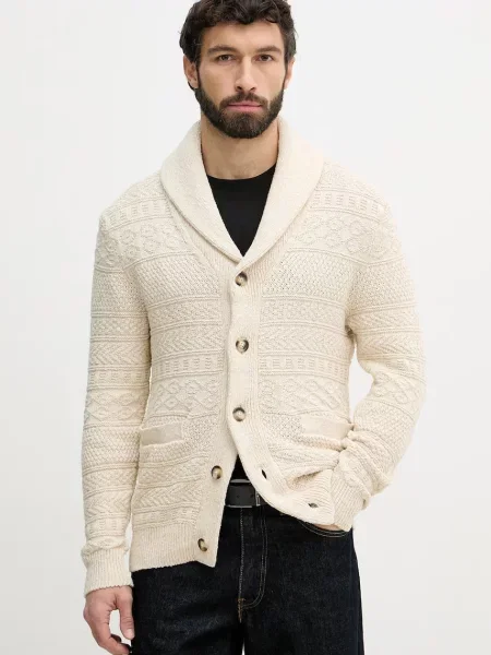 Gant kardigan beżowy
