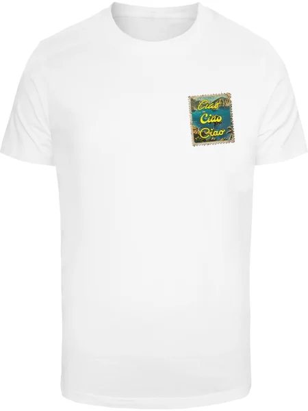 Mister Tee Tricou La Vita E Breve albastru / galben / verde alb