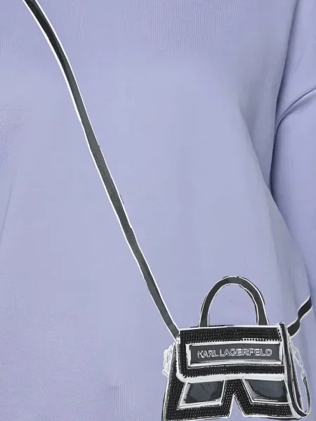 Τσάντα Karl Lagerfeld μωβ