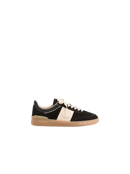 Sneakersy Valentino Garavani skórzane czarne