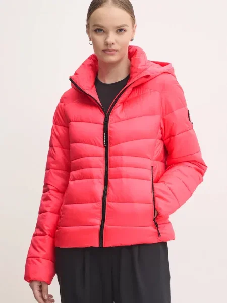 Superdry geaca femei de iarna roz