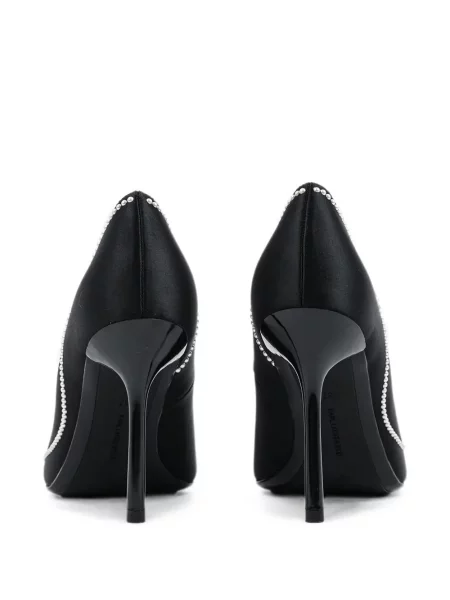 Pantofi cu toc Karl Lagerfeld cu perle negru