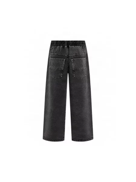 Szerokie jeansy Diesel czarne