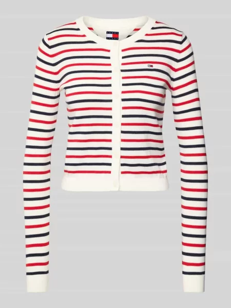 Tommy Jeans kardigan lekki czerwony
