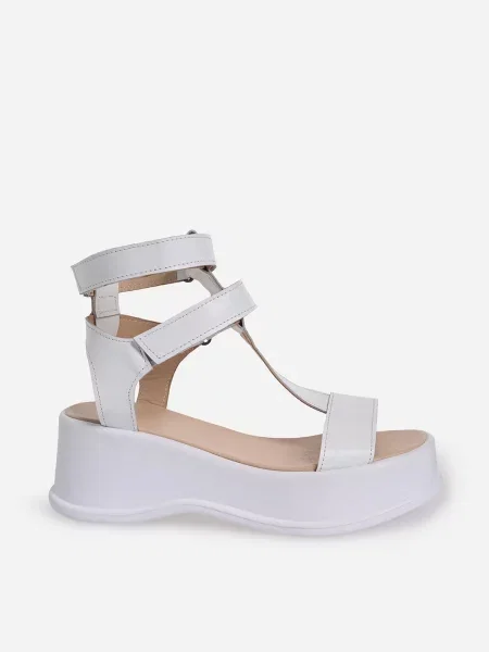 Шкіряні Босоніжки ISSA Plus білий