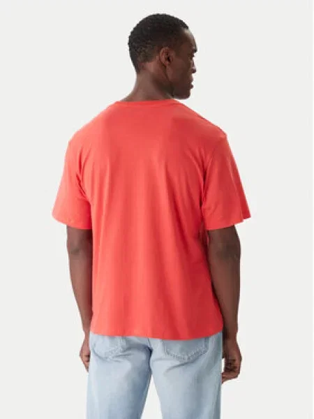 Jack & Jones Majica Holiday Cartoon Relaxed Fit rdeča