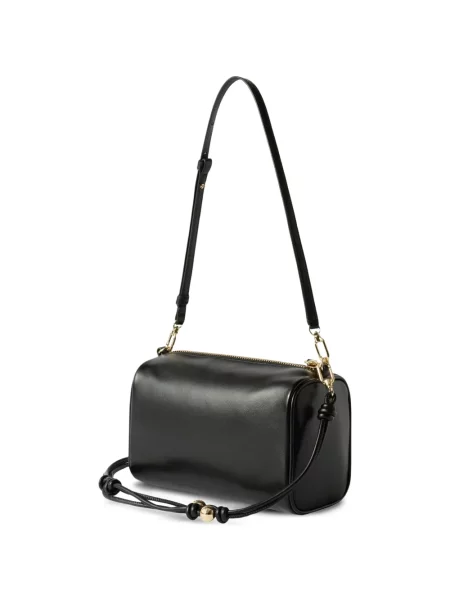 Bőr body Furla fekete